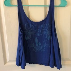 blue disney tank top